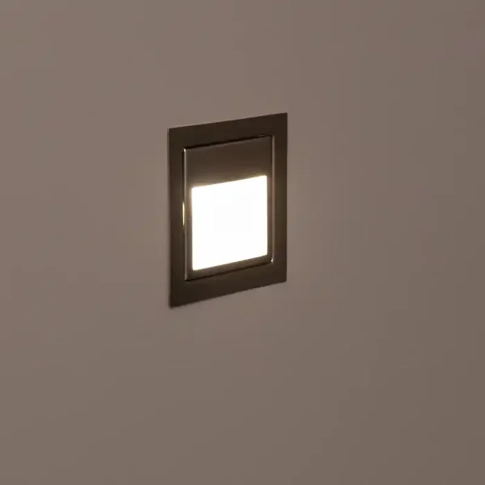 1.5W Larry LED Step Light with a Steel Finish – Ledkia