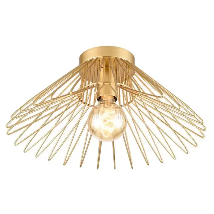 1 Light 400mm Flush Fitting in Gold (0194THACF5815)