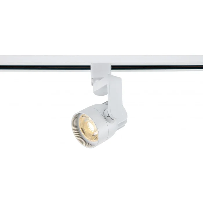 1 Light – LED – 12W Track Head – Angle Arm – White – 24 Deg. Beam