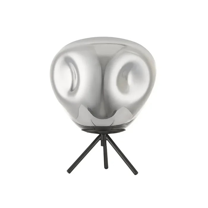 1 Light Table Lamp Chrome (0268NINPG180801TLCHBLK)