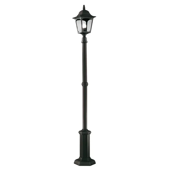 1 light Traditional Outdoor Post – 180cm – Black (0178CHACP6)