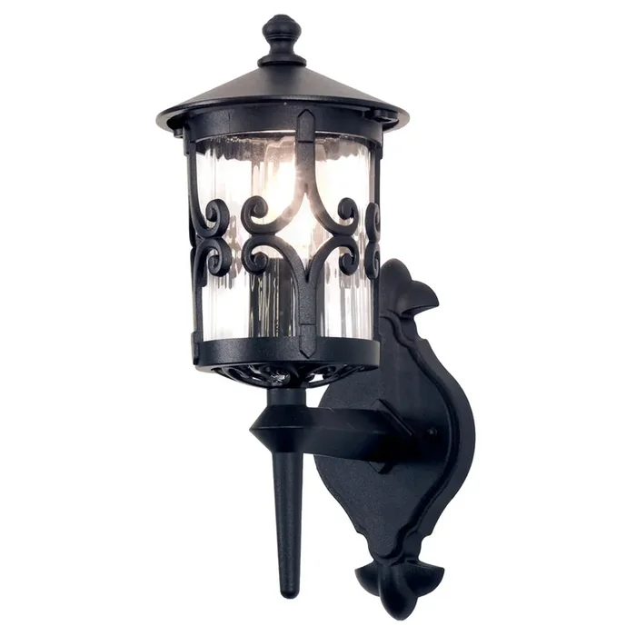 1 Light Wall Lantern – Black (0178HERBL10)