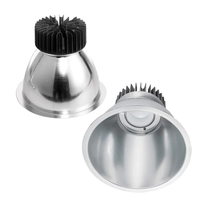 10 Inch 30 Watt Commercial LED High Hat Downlight Retrofit 120-277V 4000K Cool White 2810 Lumens