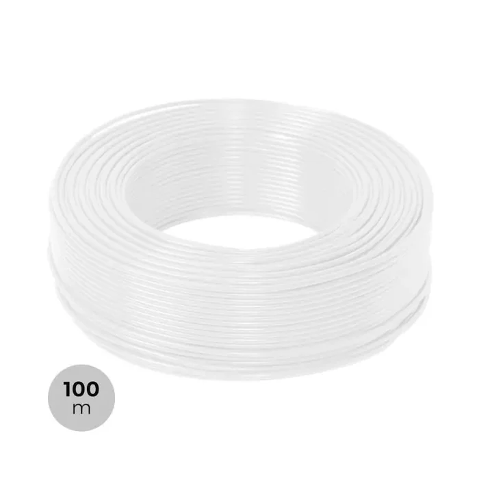 100m coil of 3×1.5mm² White 1kV RV-K Electric Cable – Ledkia