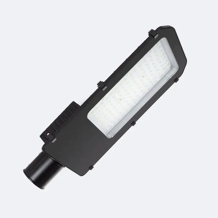 100W LED Streetlight Harlem Chip OSRAM Black – Ledkia