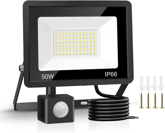100W PIR Motion Sensor Security Light – LED Floodlight 3000 Lumens – UK
