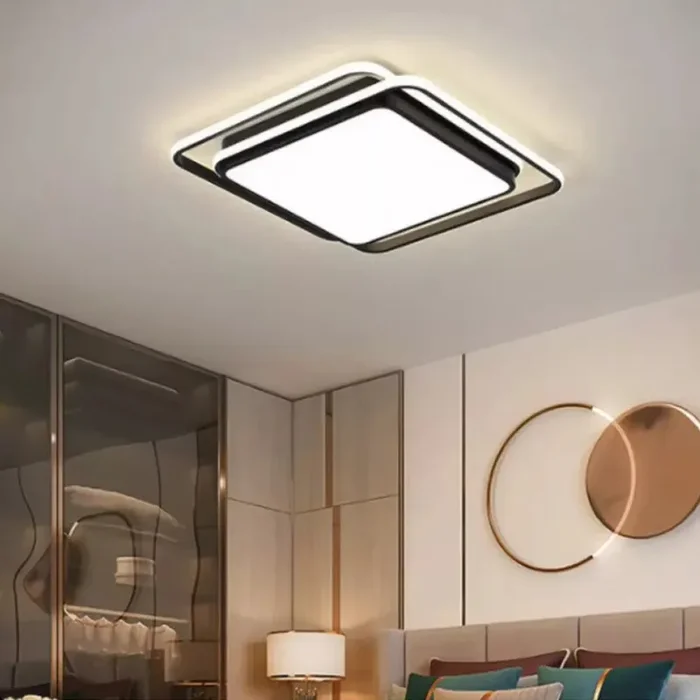 120W LED Dimmable Square Ceiling Light – Remote Control