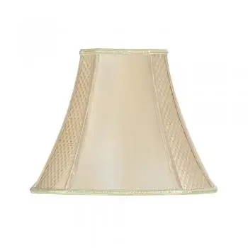 16″ Empire Squared Faux Silk Lined Lampshade With Duplex Ring for Larger Table Lamps