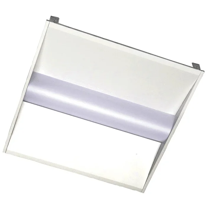 2×2 Foot LED Volumetric Troffer, 4379 Lumen Max, Wattage and CCT Selectable, 120-277V