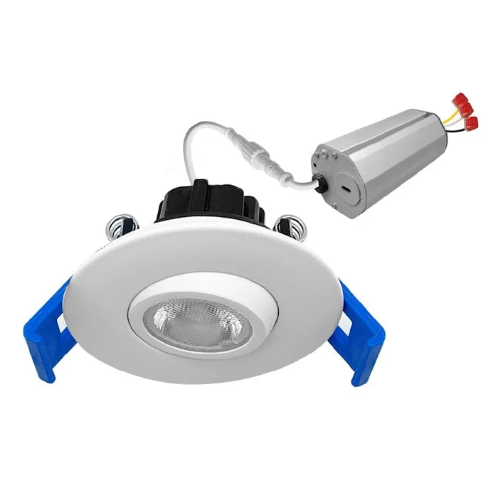 2″ Gimbal Downlight: SnapTrim-Line, 350 Lumens, 5W, 2700K, 4000K, or 5000K, 120V