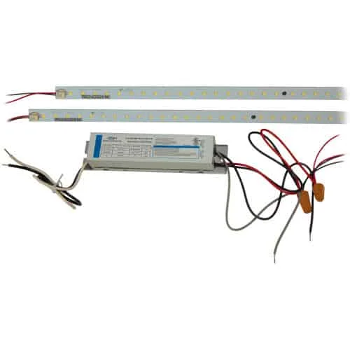 2 Foot 2 Strip 29/39/46 Watt LED Magnetic Retrofit Kit 3500/4100/5000K