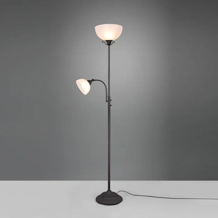 2 Light Rustic Floor Lamp (1542COUR46322024)