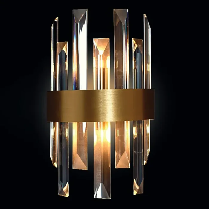 2 Light Wall Light in Satin Gold (1476ZEN2ASG)