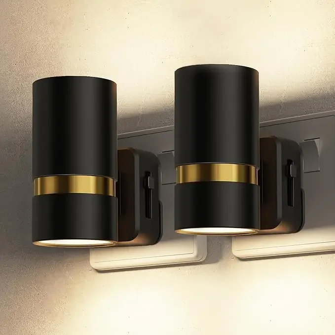 2-Pack Plug-In Dusk-to-Dawn LED Night Light