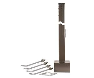 20 Foot 4 Inch Square 11GA Steel Pole Universal Fixture Mount