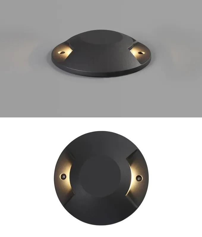 20cm Surface-Mounted Mains LED Marker Light – Twin Aperture Version 2 x 6W