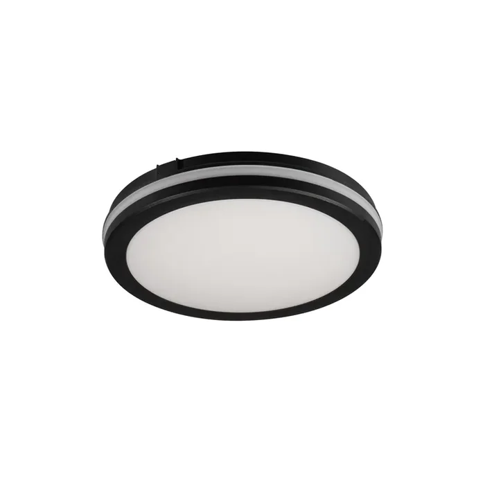 20W Black Flush 200mm IP65 LED Colour Changing (Indoor/Outdoor) (1600BEN38383)