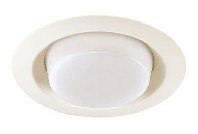21-PW 6″ LED, Line Voltage, Drop Opal Trim, Plastic White Trim