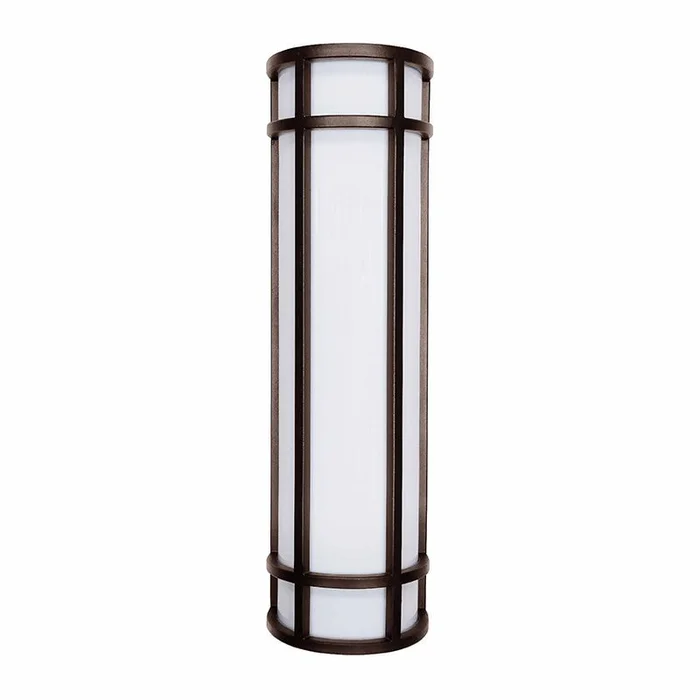 24″ LED Outdoor Wall Sconce, CCT Selectable, 120-277V