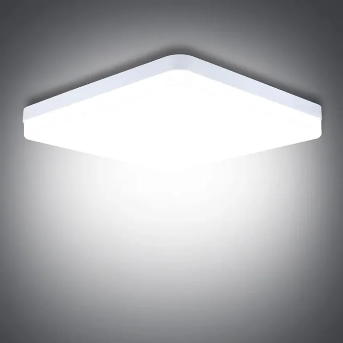 24W Square LED Ceiling Light – Waterproof IP44 – 5000K Daylight White – UK