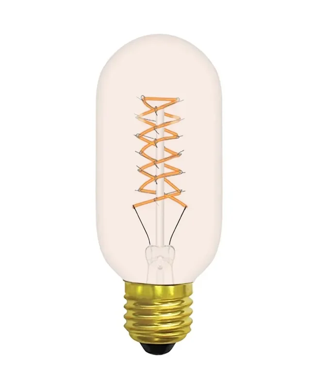 25w E27 Base Decorative Filament T45 Soft Tint Tubular Bulb