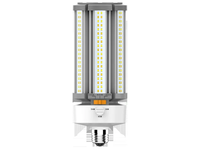 27/36/45 Watt LED Wattage and Color Selectable HID Corn Cob E26 Base 3000/4000/5000K
