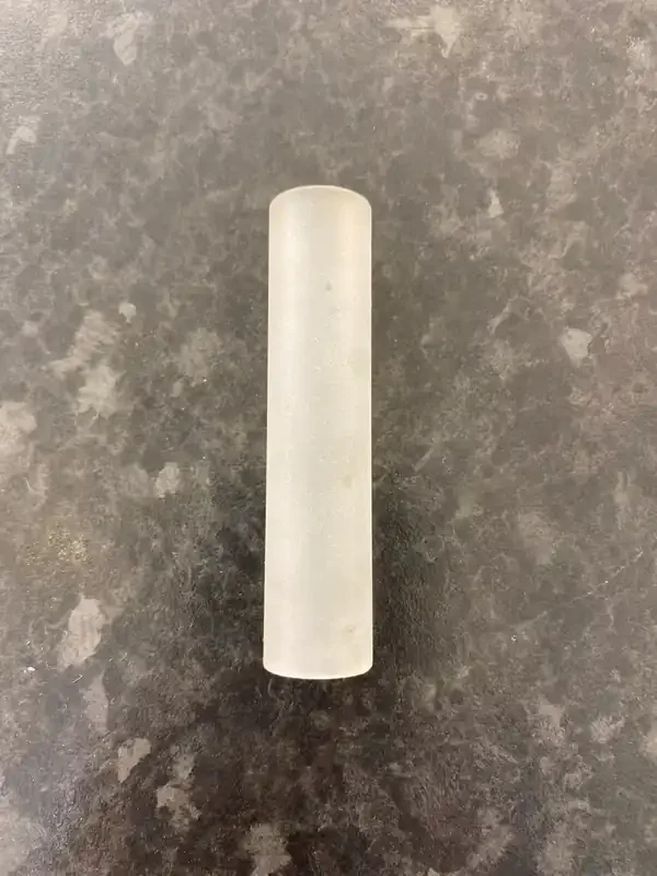 (29) Unknown Fitting – Push on Frosted glass tube for G4 fitting