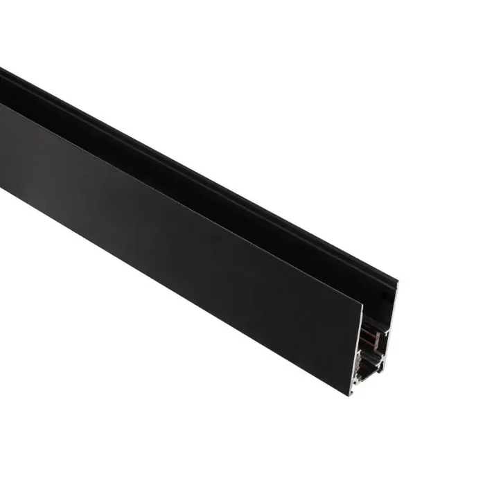 2m Surface 48V Magnetic Track 20mm – Black – Online Lighting