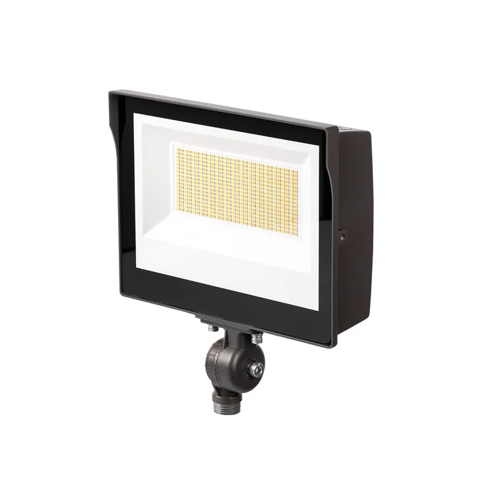 2PK Origin LED Medium Flood Light, 12,007 Lumen Max, Wattage and CCT Selectable, Knuckle & Trunnion, 120-277V