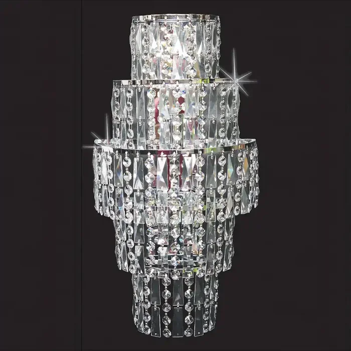 3 Light Chrome Wall Fitting (0268NEWCF03220WBCH)