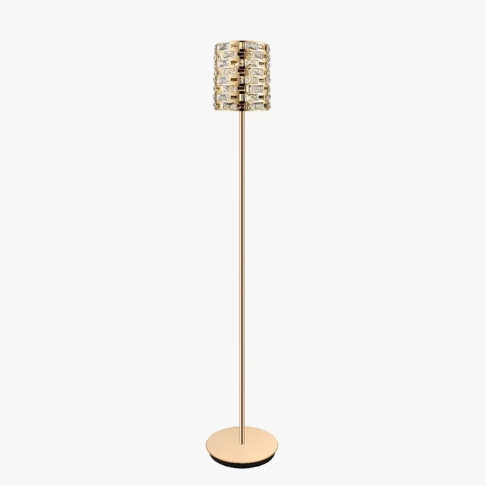 3 light Floor Lamp – Crystal and Gold (0268LOLFLG)