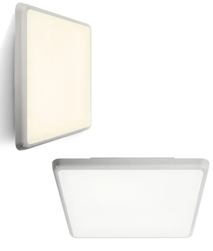 30cm Square Ambient Surface-Mounted Panel for Wall or Ceiling – IP54 & Low Profile