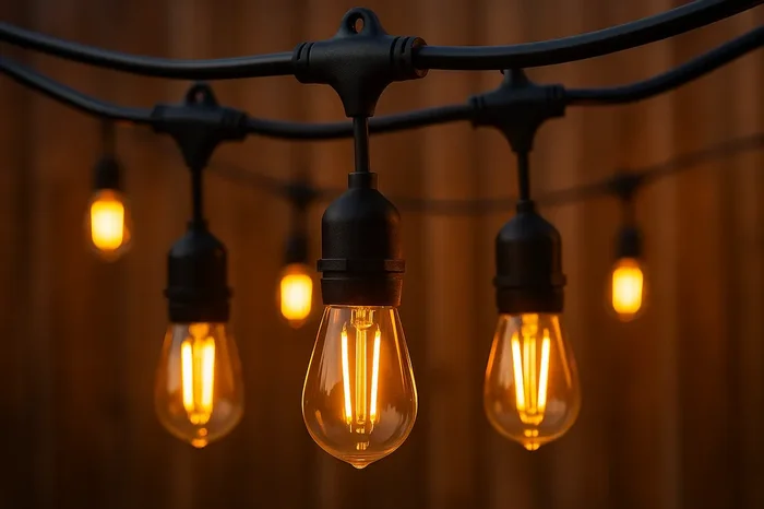 30M Festoon Lights Heavy Duty With 30 LED Bulbs