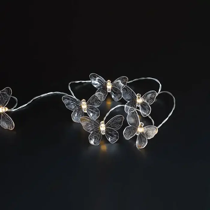 365 Butterfly Solar LED String Lights – 20 Lights – Online Lighting
