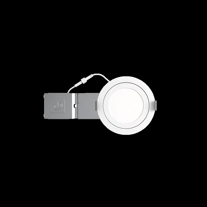 4 Inch 8 Watt MultiFit Gimbal LED 90 CRI Color Selectable Downlight 2700/3000/3500/4000/5000K