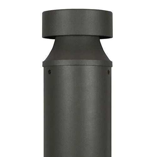 40″ AmberLED Full Cutoff Bollard, 1400K, 14W, 180° Shield, 120-277V, Black or Bronze