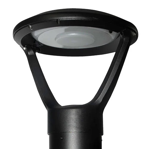 42″ Round or Square Aeroform Bollard, 3,318 Lumen Max,12W, 17W, or 25W, 5000K, 120-277V, Bronze Finish