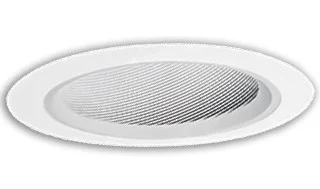 457W 6IN SLOPE CEILING BAFFLE TRIM WH