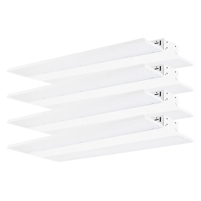 4PK 2FT LED Linear High Bay, 36,100 Lumen Max, Wattage and CCT Tunable, 120-277V or 347-480V