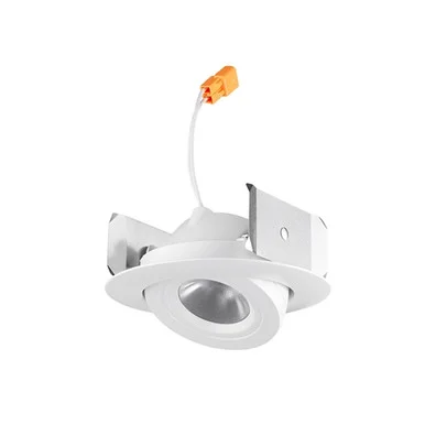4RLA-927-6-N-WH 4″ LED Retrofit Trim 2700K, 90 CRI 634 Lum, Narrow Flood, White Finish, Less Medium Base Socket Adapter