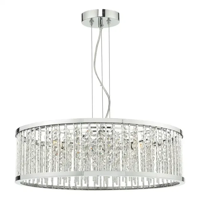 5 Light Pendant Polished Chrome Aluminium (0183NAN0568)