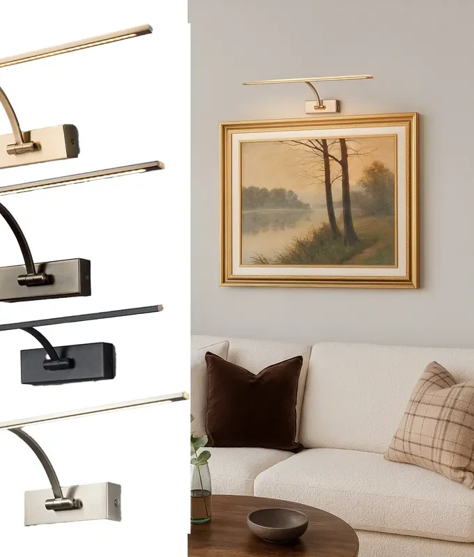 560mm Wide LED Picture Light – 10w Warm White