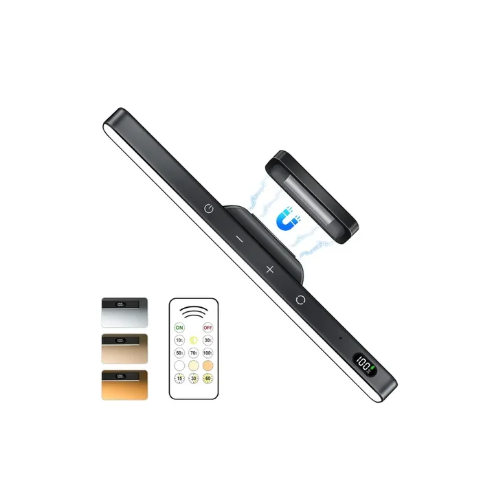 5W Rechargeable Under Cupboard Kitchen Lights with Remote Control, 3 Color Modes, 2500mAh Battery, 120 LED Stick-On Wardrobe for Mirror, Cabinet, Bedroom, Cupboard