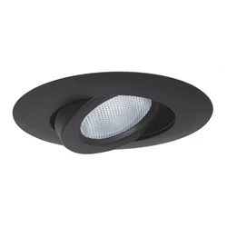 6″ Recessed Incandescent PAR30 Gimbal Trim – Black