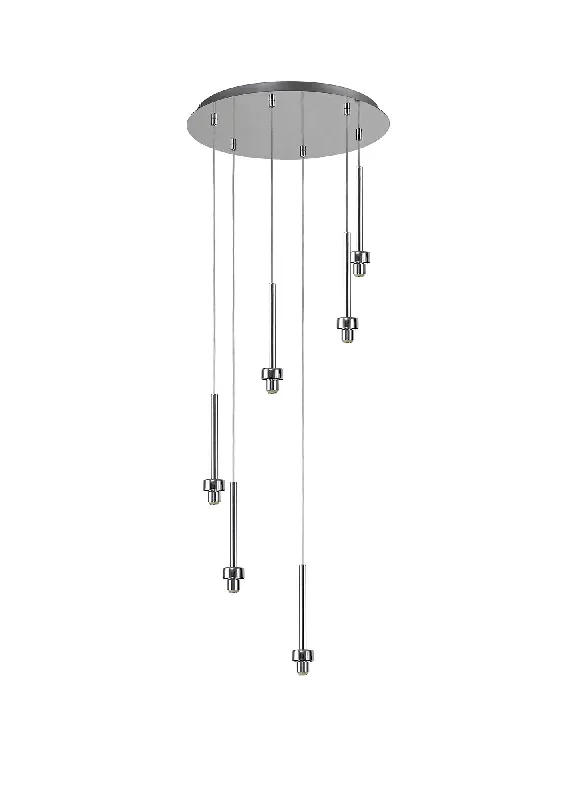 6 Light Baron Multi Pendant