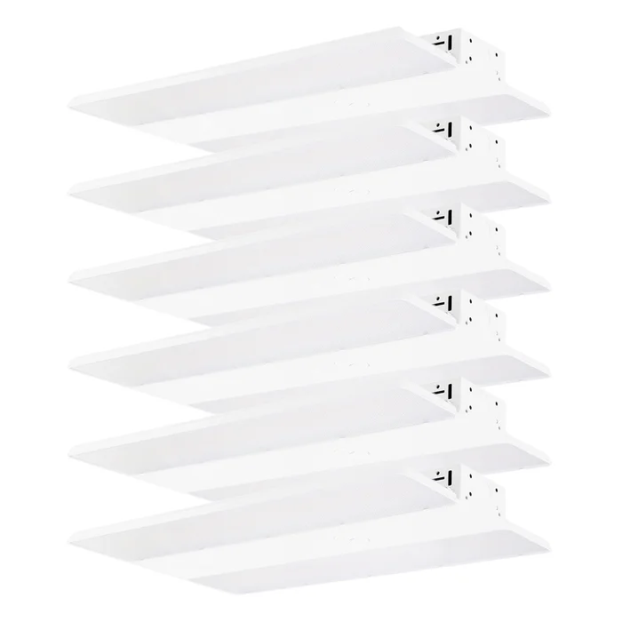 6PK 1.5FT LED Linear High Bay, 30,500 Lumen Max, Wattage and CCT Tunable, 120-277V or 347-480V