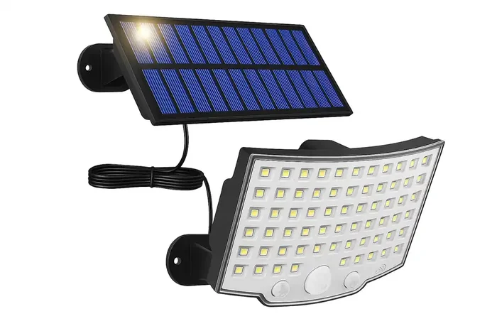 6W LED Motion Sensor Solar Security Wall Light – Outdoor Waterproof