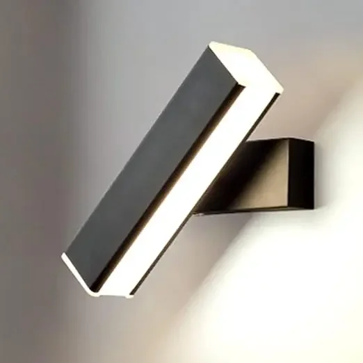 6W Modern Indoor Wall Sconce, Rotatable 350° Angle