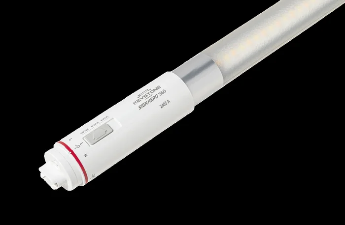 8 Foot 36 Watt Contractor Prime R17d 360 Degree Double or Single Ended Ballast Bypass LED Sign Tube 4000/5000/6500K