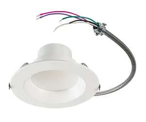 8 Inch 16/20/23/27/30 Watt 90 CRI LED Selectable Downlight 2700/3000/3500/4000/5000K